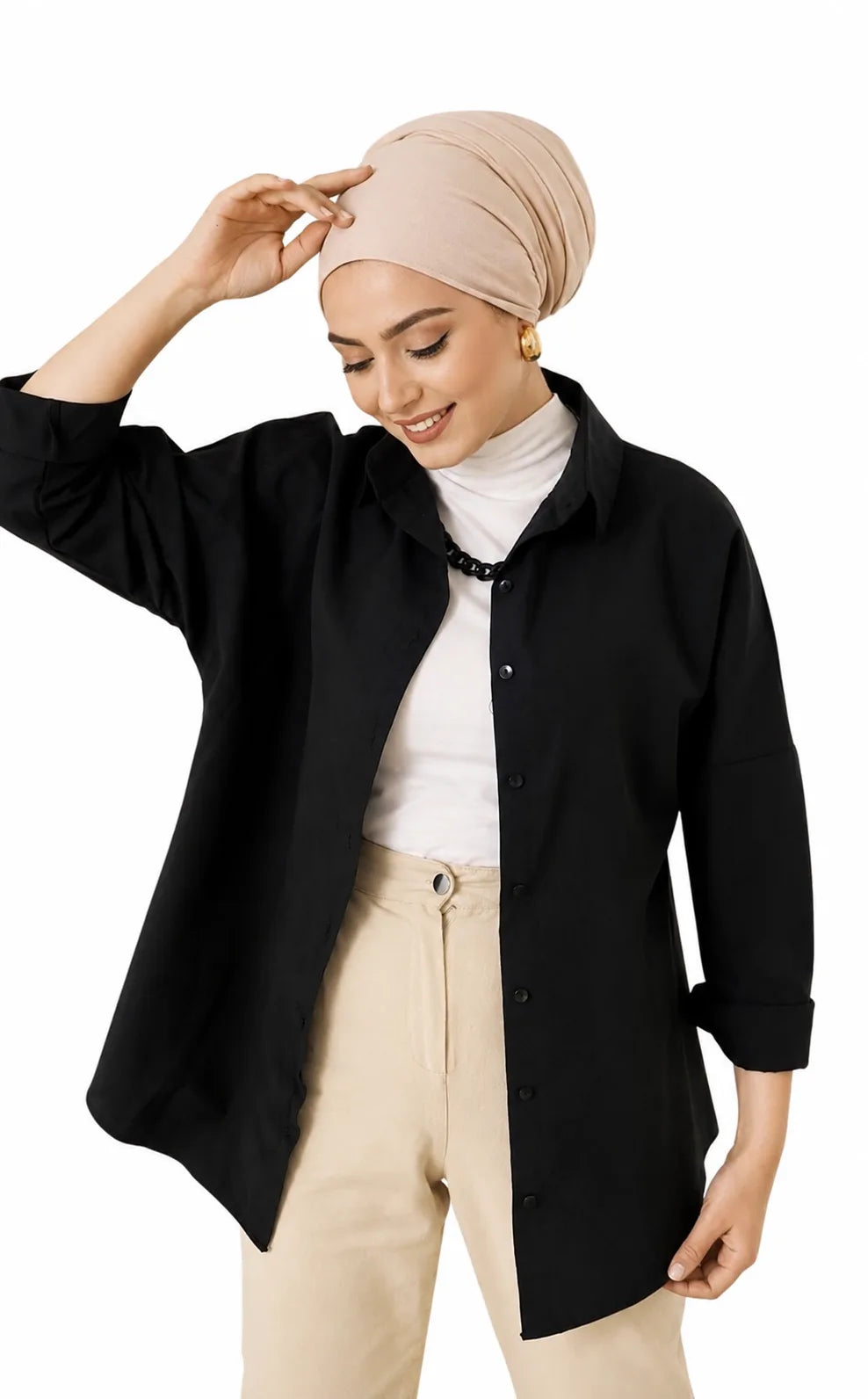 Novella Oversize Gömlek (18 farklı renk seçeneği)